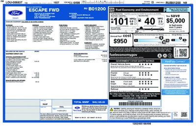 2024 Ford Escape Plug-In Hybrid Base