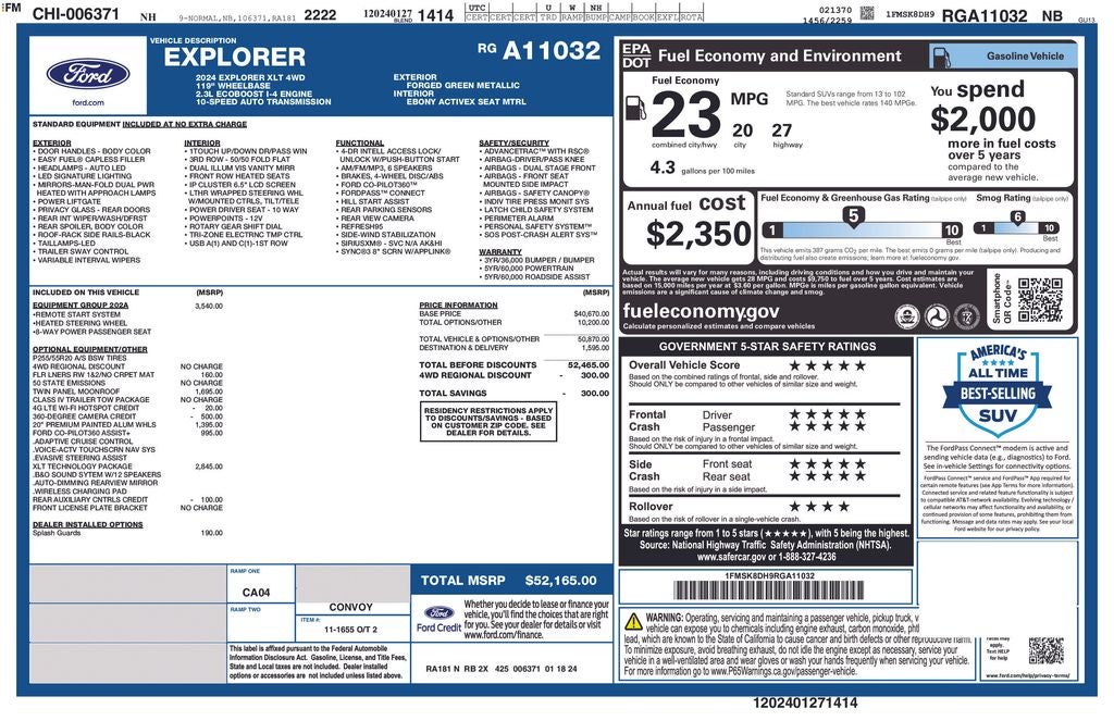 2024 Ford Explorer XLT
