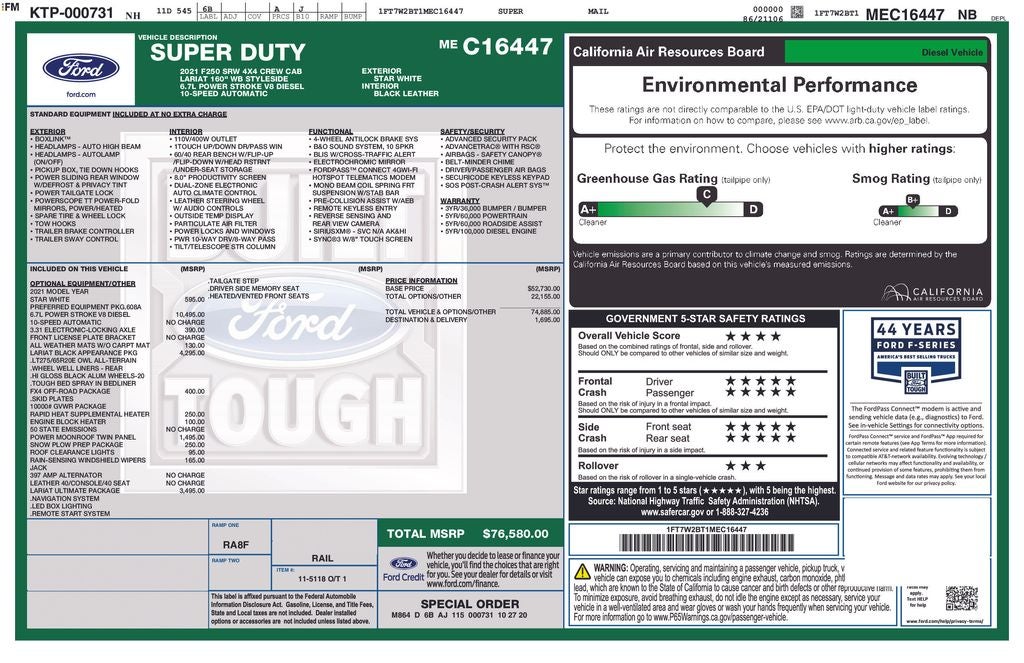2021 Ford F-250SD Lariat