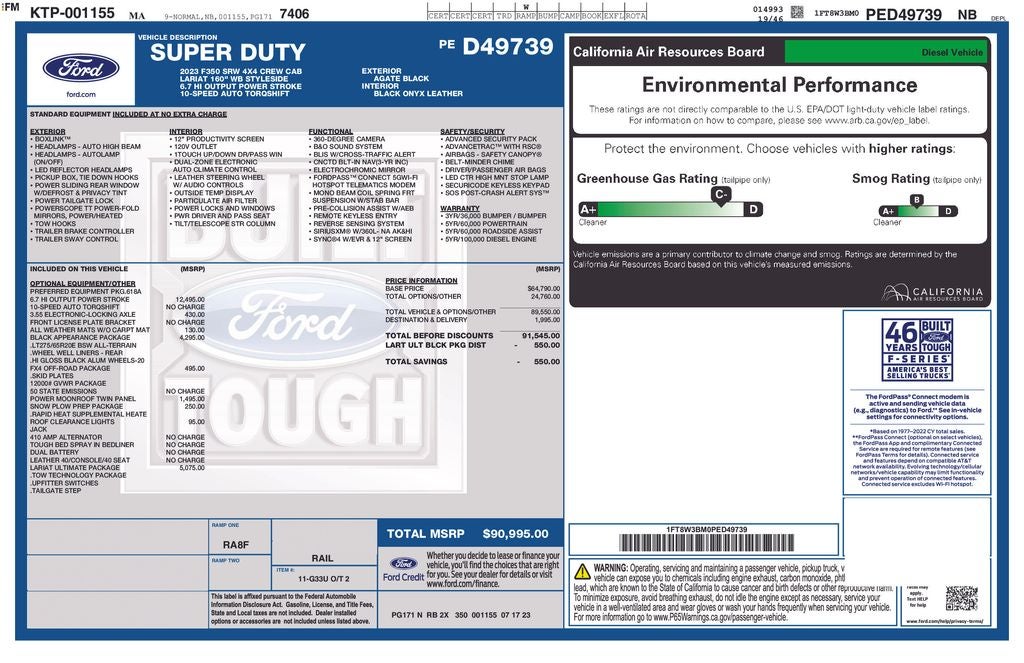 2023 Ford F-350SD Lariat