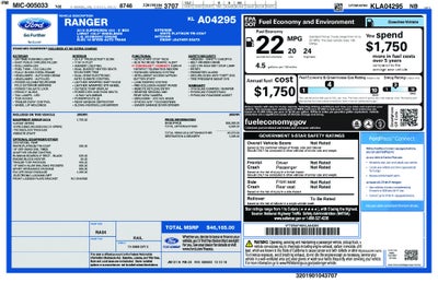 2019 Ford Ranger Lariat