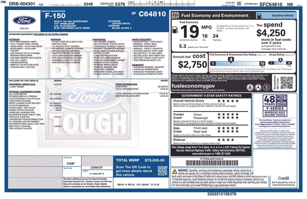 2025 Ford F-150 Lariat