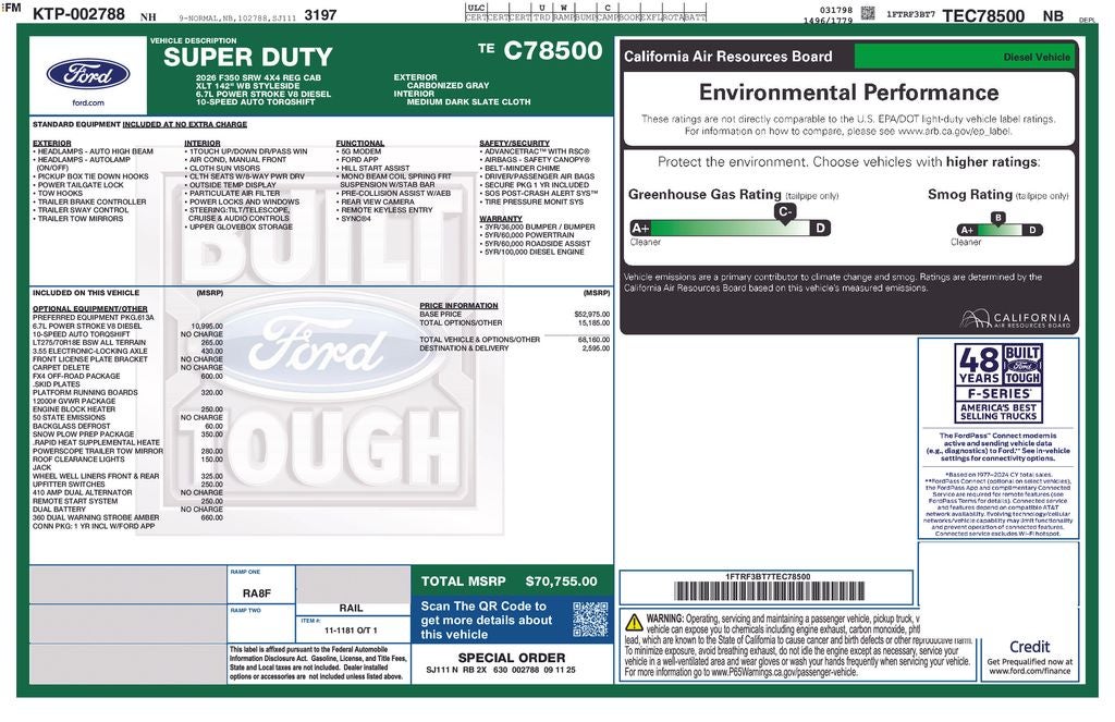 2026 Ford F-350 XLT Regular Cab