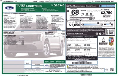 2023 Ford F-150 Lightning Lariat Crew Cab
