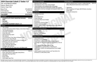 2009 Chevrolet Cobalt LT