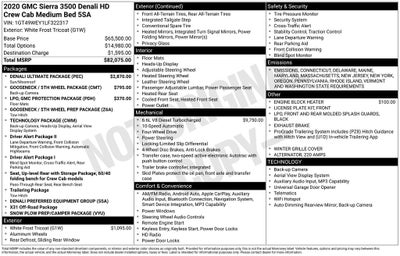 2020 GMC Sierra 3500HD Denali