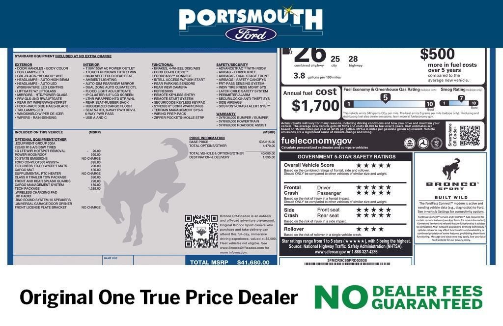 2023 Ford Bronco Sport Outer Banks