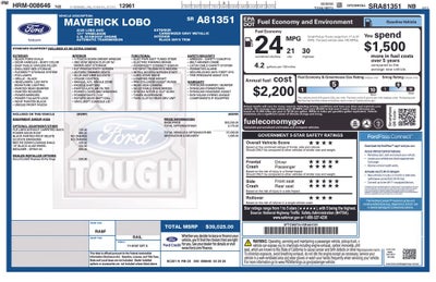2025 Ford Maverick Lobo Standard