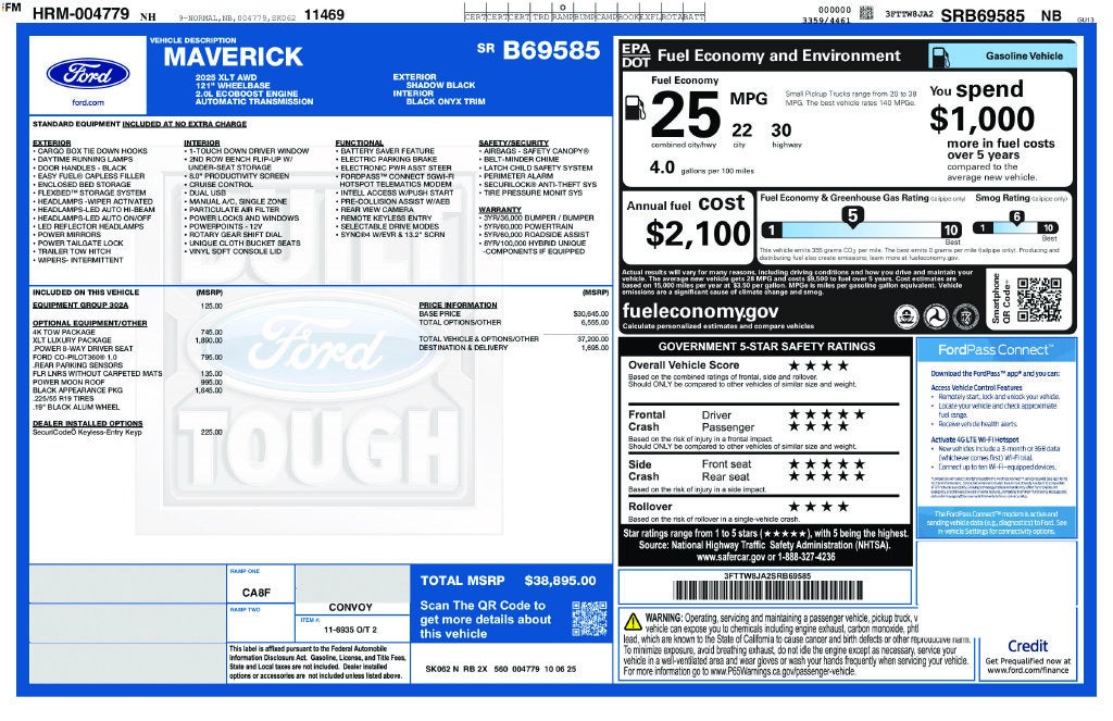 2025 Ford Maverick XLT