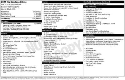 2025 Kia Sportage X-Line