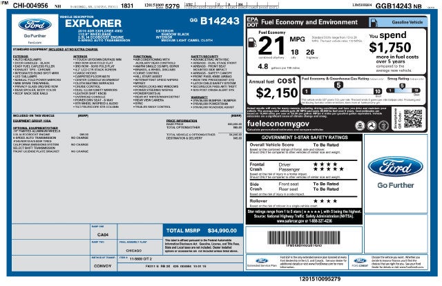 2016 Ford Explorer Base