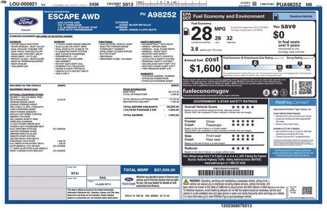2023 Ford Escape Active