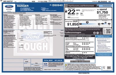 2021 Ford Ranger XL Crew Cab