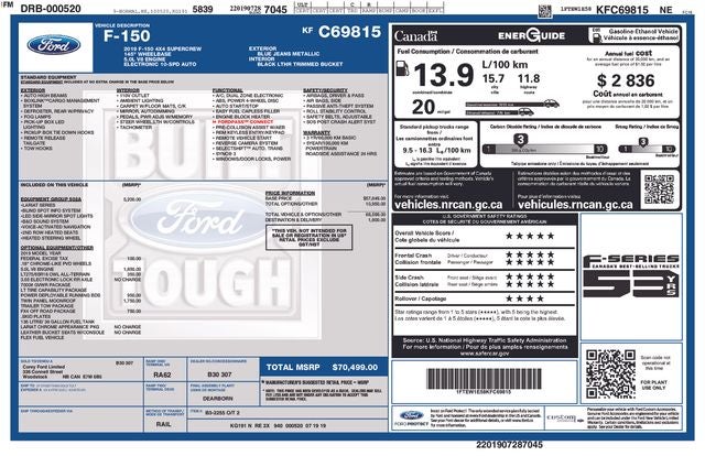 2019 Ford F-150 Lariat Crew Cab