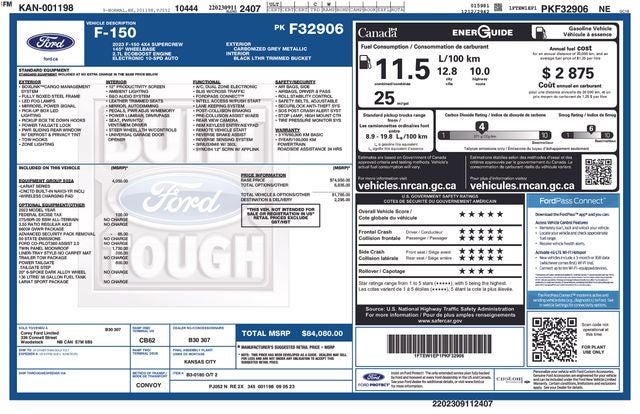 2023 Ford F-150 Lariat Crew Cab