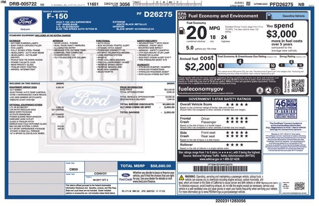 2023 Ford F-150 XLT Crew Cab