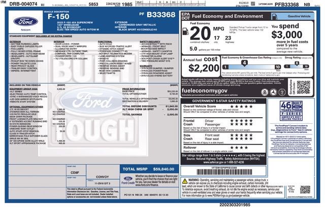 2023 Ford F-150 XLT Crew Cab