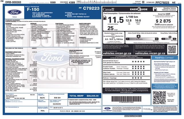 2023 Ford F-150 Lariat Crew Cab