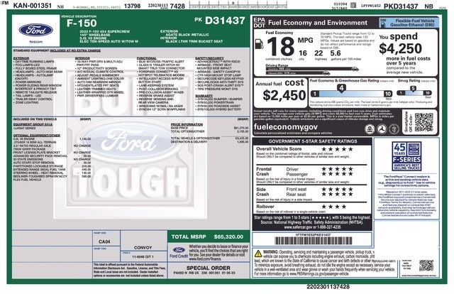 2023 Ford F-150 Lariat Crew Cab