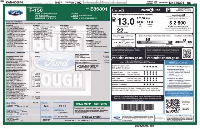 2022 Ford F-150 XLT Crew Cab