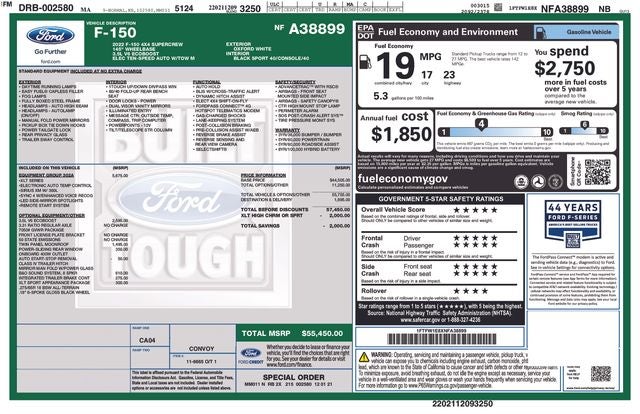 2022 Ford F-150 XLT Crew Cab