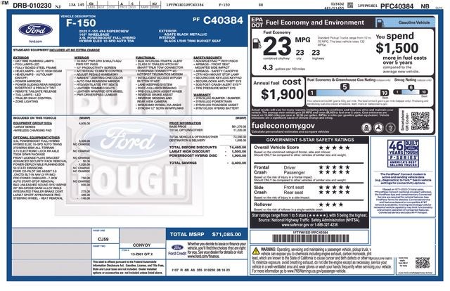 2023 Ford F-150 Lariat Crew Cab