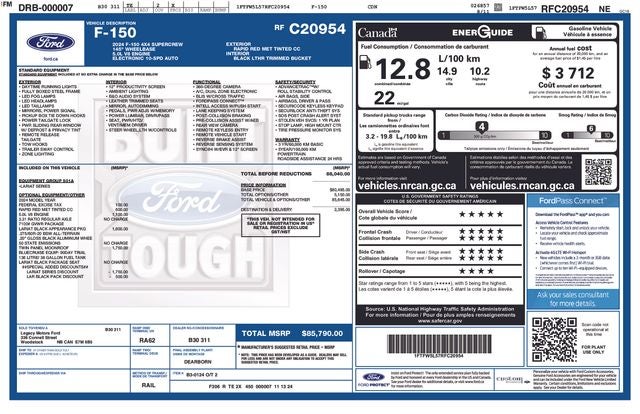 2024 Ford F-150 Lariat Crew Cab