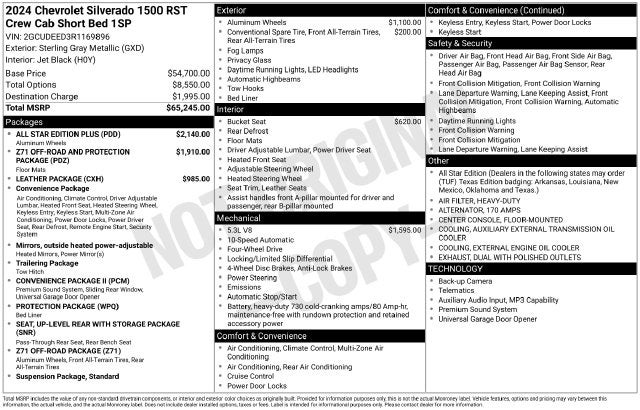 2024 Chevrolet Silverado 1500 RST