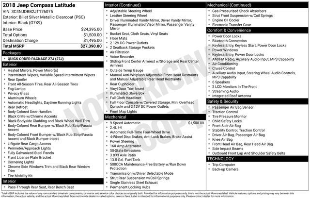 2018 Jeep Compass Latitude