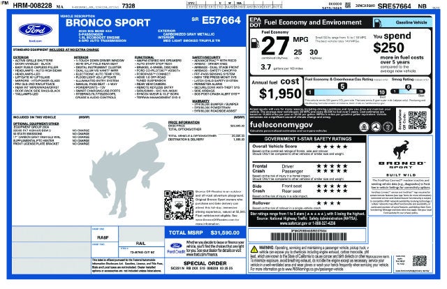 2025 Ford Bronco Sport Big Bend