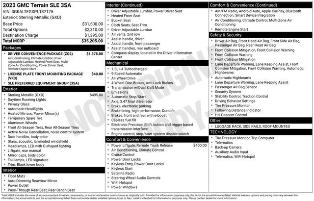 2023 GMC Terrain SLE