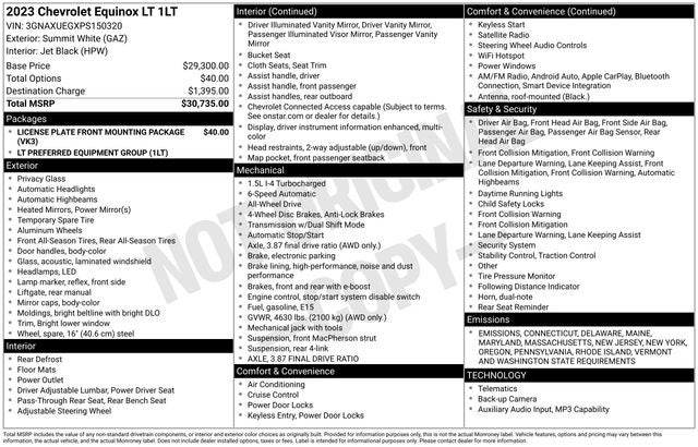 2023 Chevrolet Equinox LT