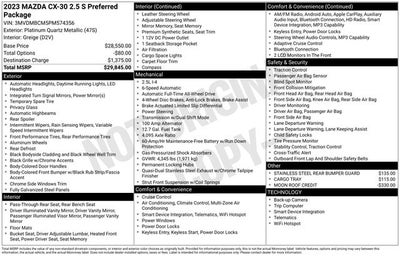 2023 Mazda Mazda CX-30 2.5 S Preferred Package