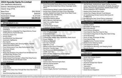 2024 Hyundai Santa Fe Limited