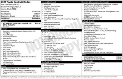 2024 Toyota Corolla LE