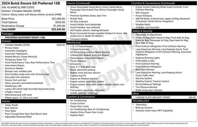 2024 Buick Encore GX Preferred