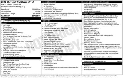 2022 Chevrolet TrailBlazer LT
