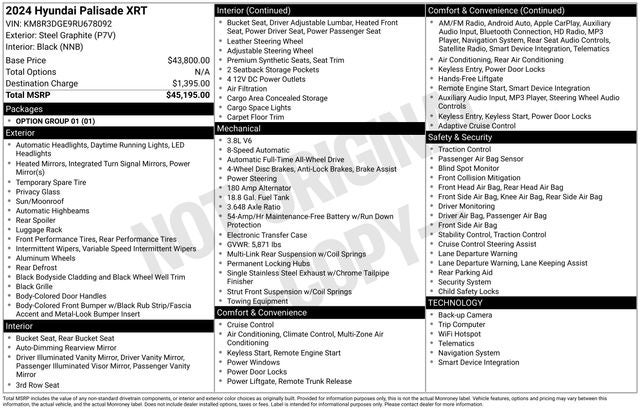 2024 Hyundai Palisade XRT