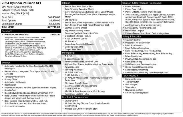 2024 Hyundai Palisade SEL